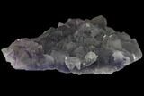Purple-Blue, Cubic Fluorite Crystal Cluster - Pakistan #112096-1